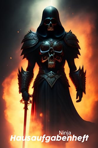 Ninja Hausaufgabenheft: Einfaches und übersichtliches Hausaufgabenheft für kleine Ninjas