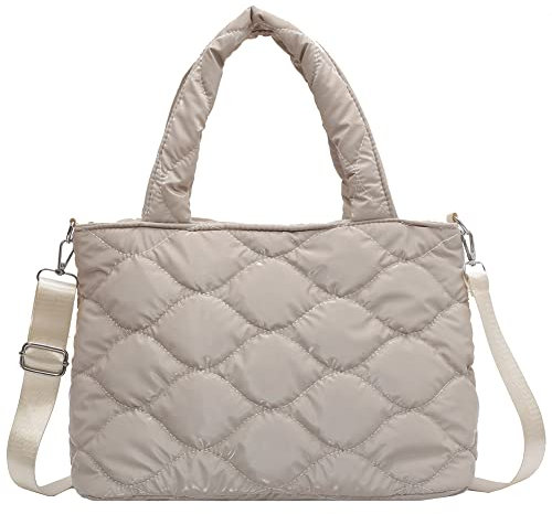 GSenhui Crossbody Bag Damen Einfarbig Crossbody Tasche Umhängetasche Klein Moderne Taschen mit Breitem Schultergurt Gesteppte Schultertasche für damen