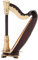 Kleine Harfe mit Ständer,Musikinstrument Harfe Replica Sammlerstück Mini Harfe Modell Home Decoration