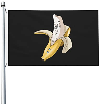 Garten Flagge Reife Bananen Können Gegessen Werden Dekorationen Flagge Lustige Flaggen Banner Durable Dekorative Fahnen, Für Bauernhaus, Partys, 90x150cm