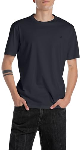 Replay Herren T-Shirt Kurzarm aus Baumwolle