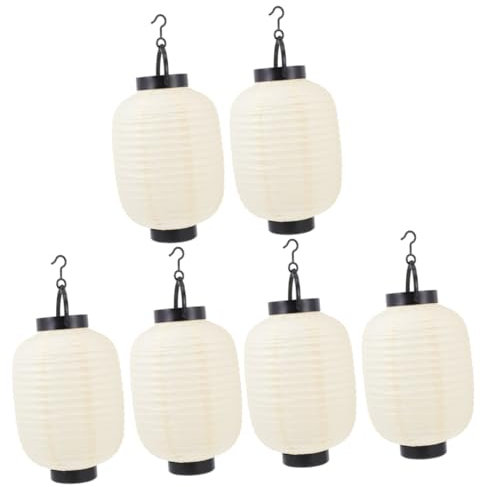 jojofuny 6piezas Linternas Japonesas Plegables Con Diseño Elegante y Decoración Del