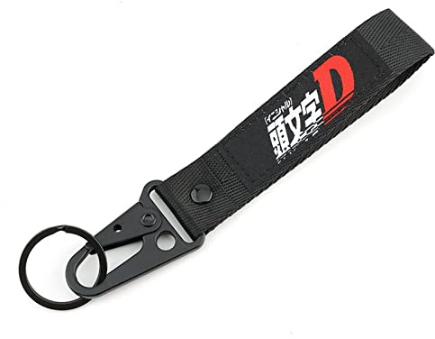 POKVEA Motorrad Schlüsselanhänger Lanyard Schlüsselanhänger Schlüsselanhänger Racing Tags for I-n-i-t-i-a-l D F-u-j-i-w-a-r-a T-o-f-u Store 299 399 Km/h (Color : D)