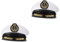 Cabilock Kapitänsmütze Kinder 2 Stück General Hut Matrosen Hut Admiral Hut Kostüm Kappe Hut Yacht Hut Sommer Schiebermütze Herren