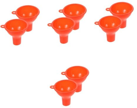 HANABASS 8pezzi Imbuto Silicone Per Giocattoli Per Imbuto Multifunzionale Per Liquidi e Alimenti Design Resistente