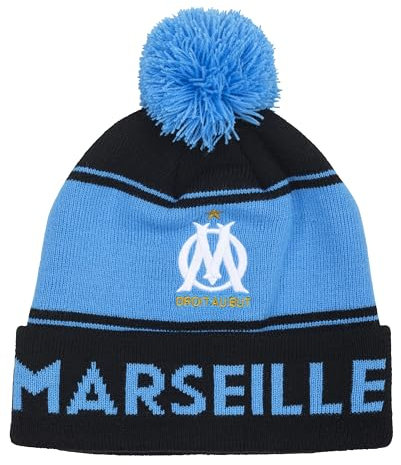 OLYMPIQUE DE MARSEILLE Bonnet Pompon Om - Collection Officielle