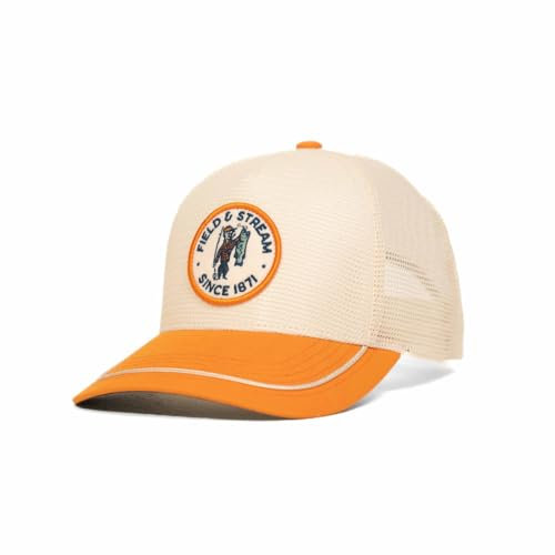 Field & Stream Herren Cap-Volunteer Verschluss, Mo's/Orange/Elfenbein, Einheitsgröße