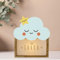 WONDEE Lampada Personalizzata Con Nome - Luce Notturna Bambini di Nuvola, Regalo Neonato Maschio e Femmina, Regalo Battesimo Bimbo e Bimba, Regali Personalizzati Bambino e Bambina 0 1 2 3 4 anni