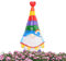 Gartenzwerge, Gartenzwerge, Kunstharz, Regenbogen- , Dekoration, niedliche Zwergenfigur, bunte Gartenzwerge, Kunstharz, Regenbogen-Zwerge, Dekoration für Zuhause, Garten