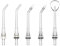 FlossJet Water Dental Flosser for Teeth Cordless with 300ML 4 Cleaning Modes 5 Jet Tips Portable Oral Irrigator USB-Powered Electric Flosser IPX7 Waterproof Irrigator Dental for Home (Clear)
