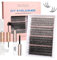 VICILEY Cluster Lashes Kit 320pcs Individual Eyelashes with Lash Bond and Seal False Eyelash Extensions Natural Reusable Mixed Styles -30D+40D+80D+100D