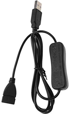 TTTLLNN Cavo di prolunga USB 2.0 per sincronizzazione dati, cavo di prolunga USB con ON Off per PC, ventilatore USB, lampada LED lampone