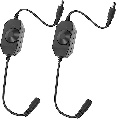 jojofuny 2pcs Dimming Controller for Led Strip Light Led Strip Dimmer Control Rotary Dimmer for Table Lamp Brightness