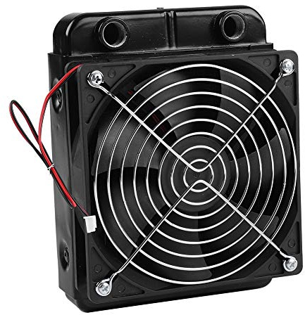 CPU Refroidissement G1 / 4 Row Chauffante avec Ventilateur 18 Tubes Ventilateur CPU CPU Refroidisseur de Refroidissement Liquide Échangeur de Chaleur Féline d'ordinateur Radiateur de Ligne de (120