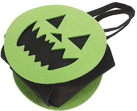 VICASKY Borsa Halloween Riutilizzabile Non con Diavolo Sacchetto per Dolci e Regali per Feste Adatta per e Decorazioni Festive