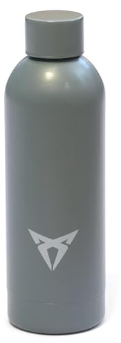 Seat 6H1069601M Gourde isotherme en aluminium avec logo CUPRA Gris 500 ml