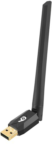 eppfun Bluetooth 6.0 Adapter, USB Bluetooth Dongle for PC, Long Range100m,Compatible with Windows11/10/8.1, for Keyboard Mouse
