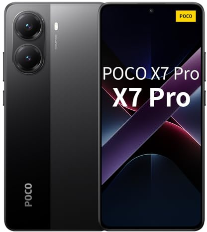 XIAOMI Poco X7 Pro 12 + 256 GB Smartphone 6,67 LBS 120 Hz 6000 mAh 90 W Schwarz (mit Ladegerät)