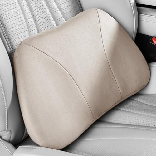 Lendenkissen Auto für Ford Mustang GT Coupe 2-Door 2015 2016 2017 2018 2019 2020 2021, Auto Lordosenstütze Kissen für Fahrer Rückenkissen aus Memory-Schaum für Autositze Steißbein Entlastung