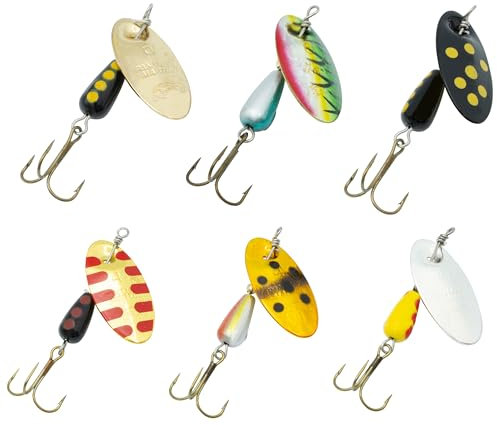 Panther Martin WT6 - Set di esche per pesca alla trota, assortite, confezione da 6
