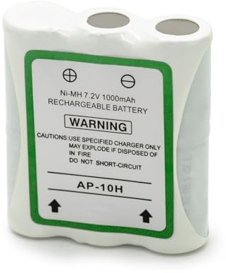 ExpertPower® 7.2V 1000mAh NiMH Battery for Motorola HNN9044, HNN9056A | Compatible with Radius P50, Spirit MU21CV, SP50+, Talkabout DPS & More | Compact Rechargeable Battery Pack