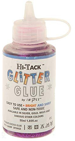 Glitter Glue Purple 50ml