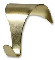 Hooks, Picture Rail, Brass (PK10)