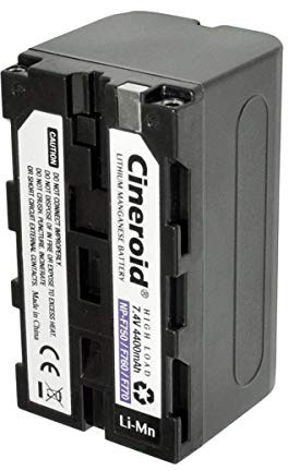 Cineroid GBT013 Batterie 7,4V 4400 mAh Type NPF770 pour Caméscope Noir | Provenance France. Emballage securisé. Livré avec Facture dont TVA.