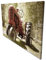 wandmotiv24 Garderobe Alter Traktor Querformat - 69x40 (BxH) - Leinwand Wandgarderobe, inklusive Garderoben-Haken, Kleiderhaken, Set M0517