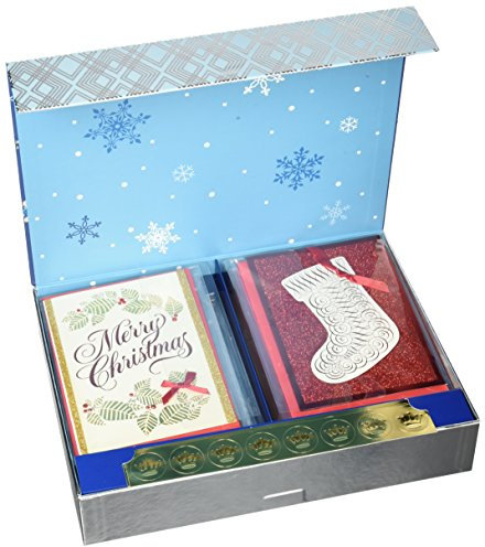 Hallmark Weihnachtskarten-Set (24 handgefertigte Weihnachtskarten mit Umschlägen) (1XPX1975)