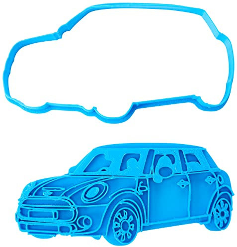 Cuticuter Mini Cooper Ausstechform, Blau, 8 x 7 x 1.5 cm