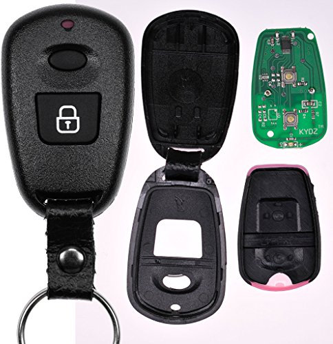 Auto Schlüssel Funk Fernbedienung 1x Funk Gehäuse + 1x 434 MHz Sender Sendeeinheit + 1x Batterie für Hyundai