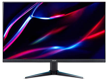 Acer Nitro VG270UP Gaming Monitor 27 Zoll (69 cm Bildschirm) WQHD, 144Hz DP/HDMI2, 70Hz HDMI1, 1ms (VRB), HDMI 2.0, HDMI 1.4, DP 1.2a, HDMI/DP FreeSync, Schwarz/blau