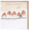 Wrendale Designs Hannah Dale Weihnachtskarte mit der Aufschrift Tis The Season To Be Jolly mit Goldfolie, einzeln