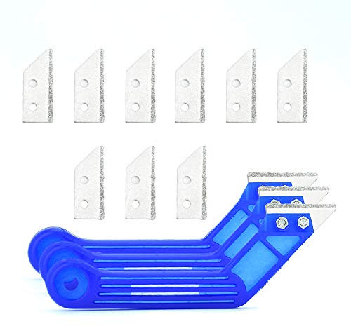 Fugenentferner - Pro Mörtel-Kratzrechenwerkzeug für Boden- und Wandfliesen - Hochleistungs-Mörtelentfernungswerkzeug (3 Stück)