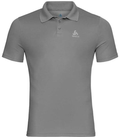 ODLO Wandershirt Herren F-Dry I Funktionsshirt Wandern Atmungsaktiv I Polo Shirt