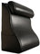 CHENGH Kopfteil Rückenkissen Sofa Kissen Rückenstützkissen Lendenkissen Rückenlehne Nackenstützkissen Bett Couch Lesen Kopfkissen, Leder Schwamm Keil Kissen Für Alter Mann,Black-55×30×60cm