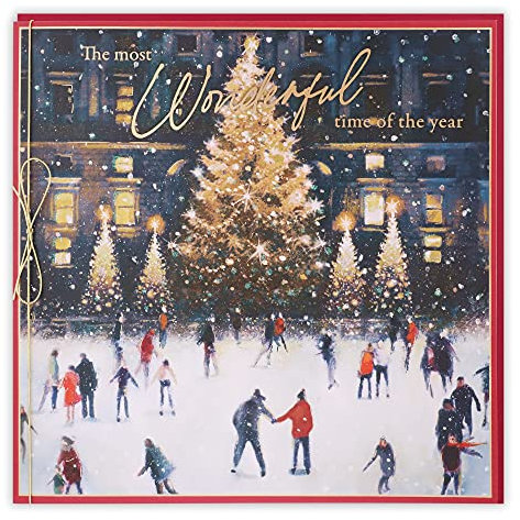 Clintons: Weihnachtskarte Skating Scene General