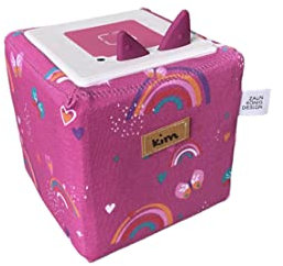 Toniebox Bezug Jungs & Mädchen Schutzhülle - Fuchs, Einhorn, Schmetterling, Baustelle, Beere - Zaunkoenigdesign (Schmetterling)