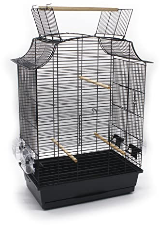 Vogelkäfig Greta Cabrio 65x44x28cm Wellensittich Kanarien Käfig Vogelhaus Voliere NEU