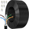 Cable Ethernet 30 Metros, Cat 6 Cable de Red Exterior FTP Blindado Cable a Granel Rj45 Network Cable Negro Cable Internet Alta Velocidad Cable Lan 250MHz Cabo de Rede para Enrutador Módem