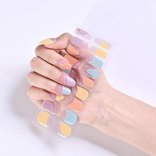 Parche de uñas de gel semi horneado de fototerapia UV de INTEROOKIE (JK121)