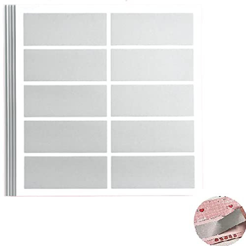 Gratta e Vinci Adesivo,Rettangole Etichette,Scratch Sticker Adesivi,Etichette Adesive,Etichette Gratta e Vinci,Adesivo da Grattare Adesivi,per Cartoline,Regalo a Sorpresa Biglietto Fai da,100 Pezzi