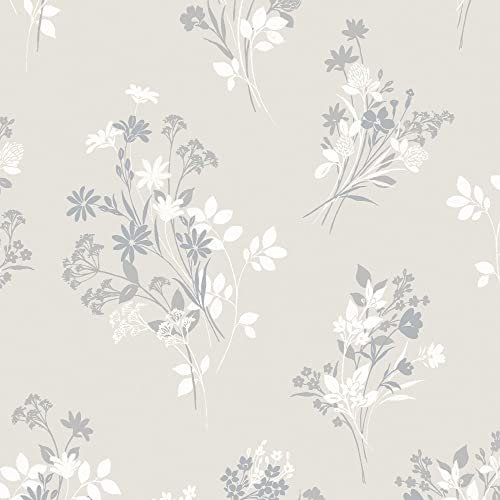 Laura Ashley Igerna Vliestapete Natural 10mx52cm | Tapeten Wohnzimmer, Wandverkleidung | Einfach anzubringen und zu Entfernen 1005 x 52