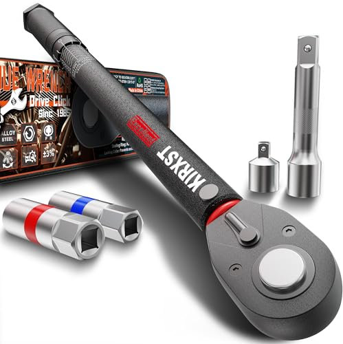 KIRXST 3/8 Inch Drive Click Torque Wrench Set 5-70 Nm 5 Pieces