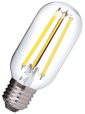 Maxkomfort 5x E27 LED Leuchtmittel 10W 230V neutralweiß 4000K Form T45 Ø45mm Lampen Filament Retro 1525 Lumen 5er Pack DE-Händler