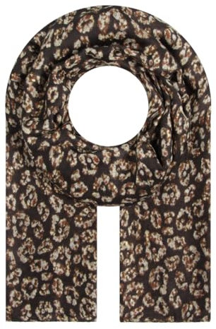 Majea Halstücher Damen Tuch Kopftuch Halstuch Schal Damen-Schal Tücher Damen Stola (880033) (braun 1)