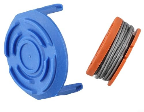 URPIZY Trimmer Replacement Spool Line & Spool Cover 1.5mm 1x2.5m for MacAllister MGTP18Li Cordless Trimmer(1PCS)