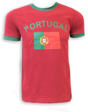 Sonia Originelli Premium Unisex T-Shirt aus Baumwolle Design: Portugal Größe: M