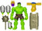 MixMashers Marvel Hulk individualisierbare Avengers Deluxe Mix-and-Match Action-Figur & Accessoires